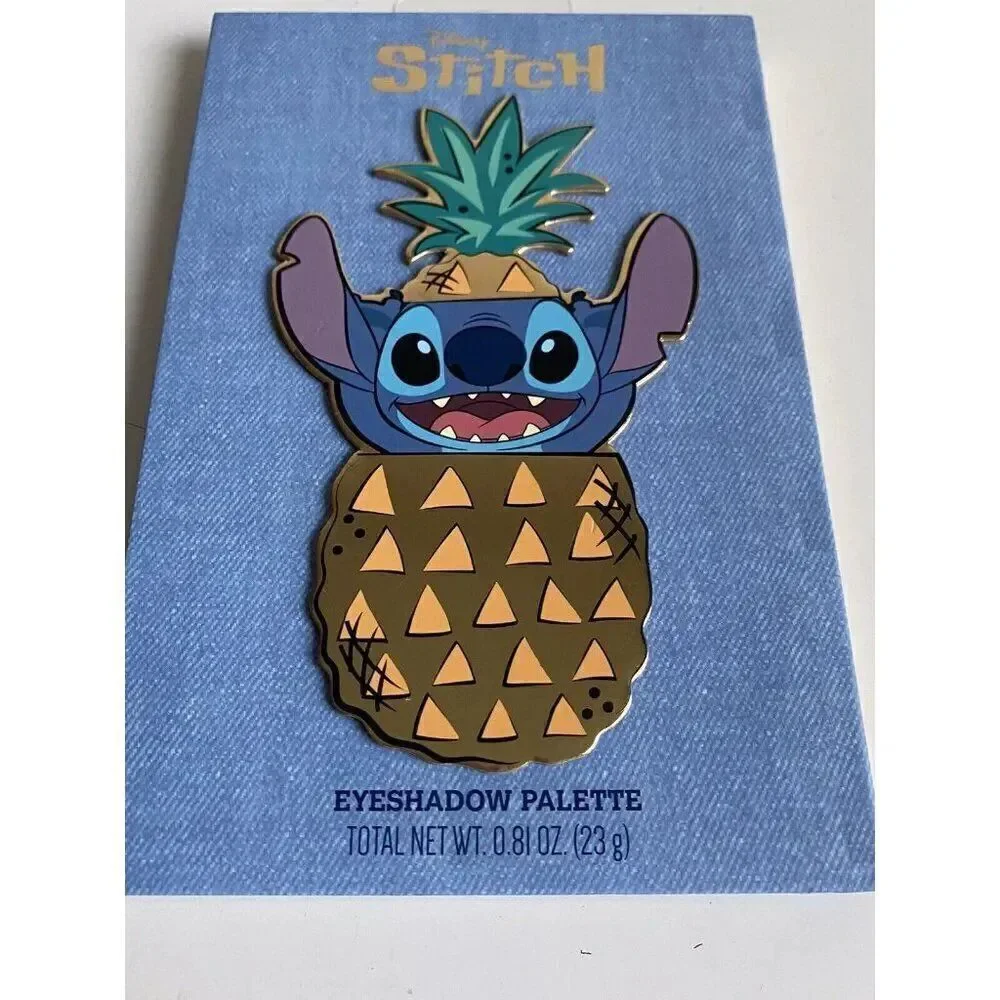 DISNEY Stitch In A Pineapple 12 Color EyeShadow Palette With Mirror Taste Beauty